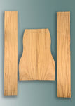 Satin Wood Acoustic Guitar Back and Sides Set 5