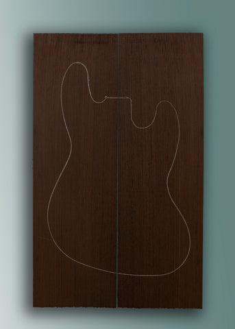 Wenge Electric Guitar/Bass Drop Top 29