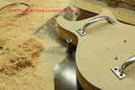 CNC: PRO Flat Top Electric Guitar Body Routing System