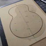 CNC: Acoustic Body Profile Templates + Body Profile Mold Routing Template Package
