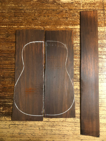 Cocobolo Acoustic Guitar Back & Sides Set 05