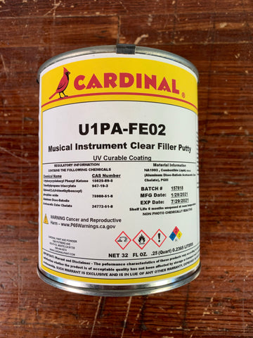 Cardinal UV Curable Filler Putty - Clear