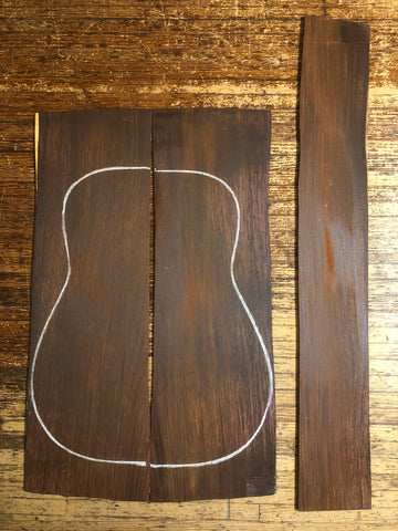 Cocobolo Acoustic Guitar Back & Sides Set 04