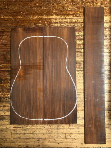 Cocobolo Acoustic Guitar Back & Sides Set 02