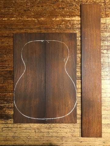 Cocobolo Acoustic Guitar Back & Sides Set 01